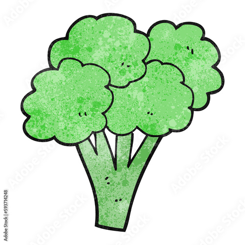 textured cartoon broccoli