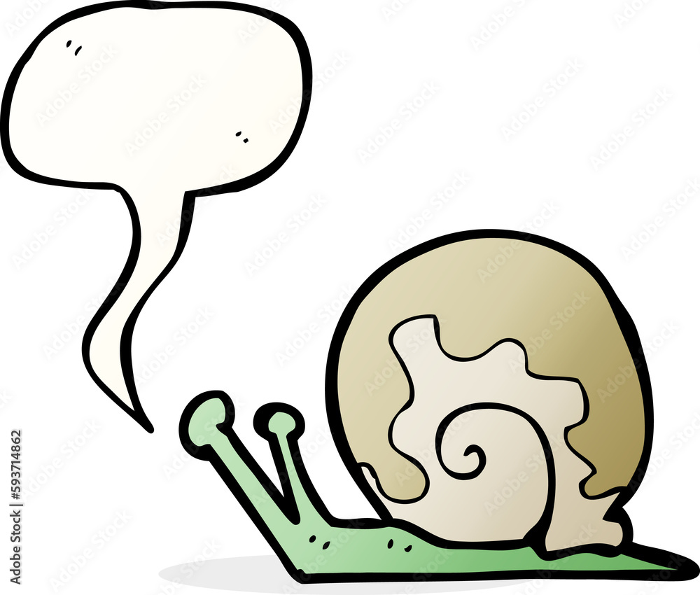 cartoon snail with speech bubble cartoon snail with speech bubble