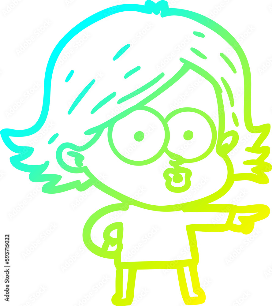 cold gradient line drawing cartoon girl pouting cold gradient line drawing cartoon girl pouting