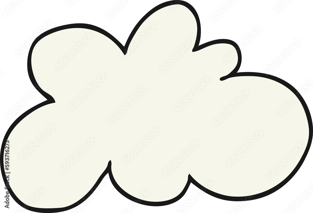 cartoon decorative cloud symbol cartoon decorative cloud symbol