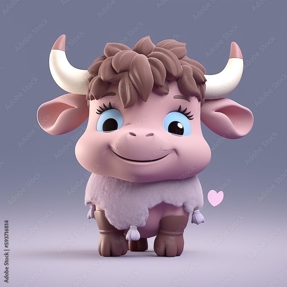 Buffalo cartoon, Buffalo illustrated character, Buffalo 2D character, Cute Buffalo cartoon, Buffalo character, Baby Buffalo character, Cute Buffalo character - AI generative technology Buffalo cartoon, Buffalo illustrated character, Buffalo 2D character, Cute Buffalo cartoon, Buffalo character, Baby Buffalo character, Cute Buffalo character - AI generative technology
