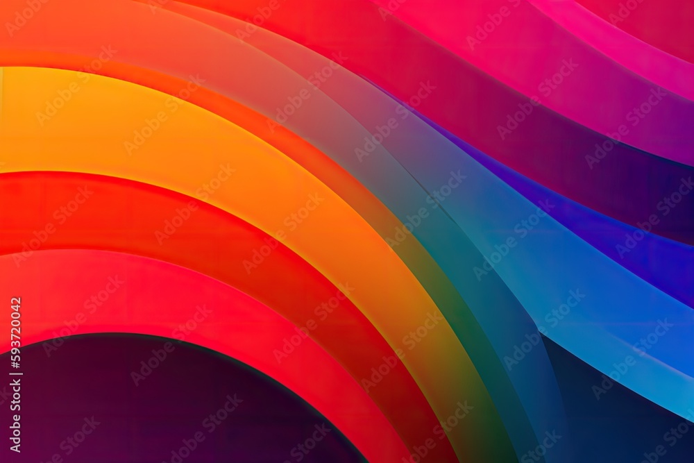 Fototapeta premium colorful gradient wallpaper - Generative AI