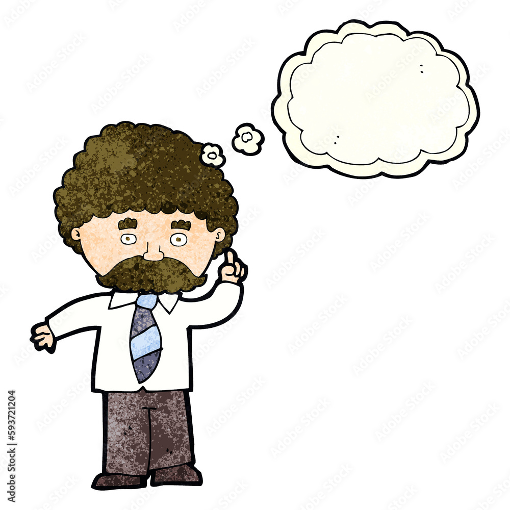 cartoon teacher with thought bubble cartoon teacher with thought bubble
