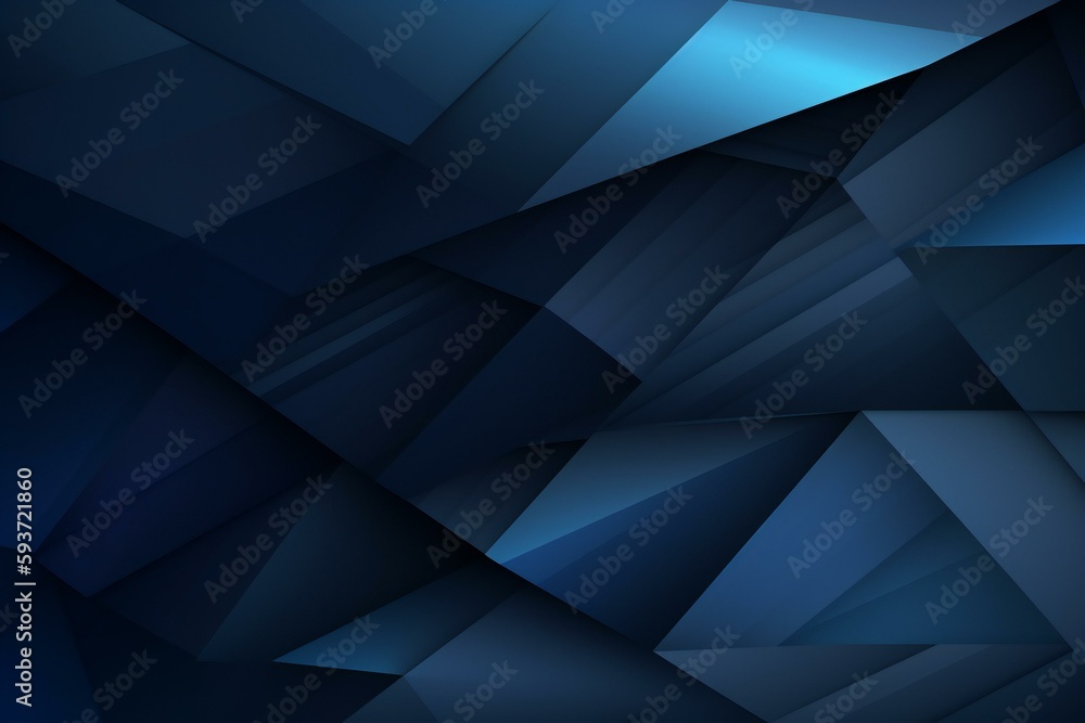 Dark blue modern background for design. Geometric shape. Triangles, diagonal lines. Gradient. Abstract. Shape envelope. Symbol. Letter, message, mail. Connection communication concept. Generative AI Dark blue modern background for design. Geometric shape. Triangles, diagonal lines. Gradient. Abstract. Shape envelope. Symbol. Letter, message, mail. Connection communication concept. Generative AI