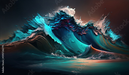 Abstract ocean © JohnnyCashMoney