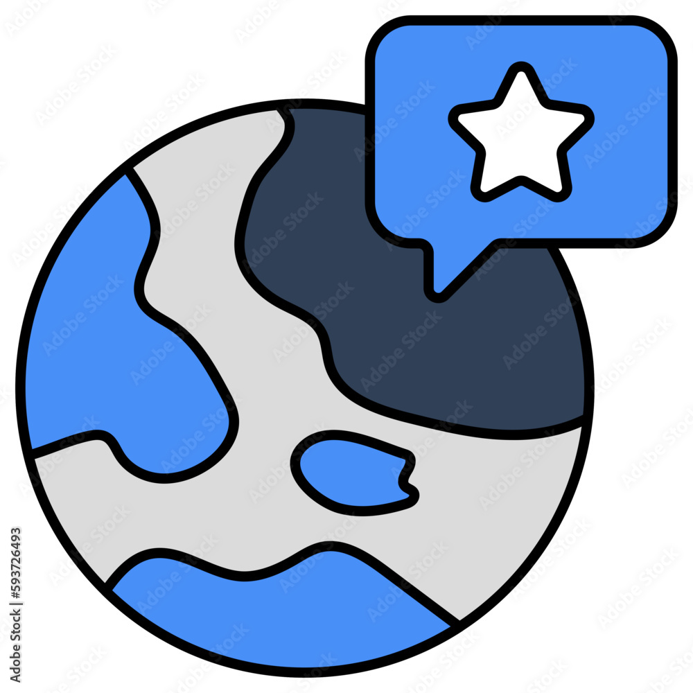 An icon design of global favorite chat An icon design of global favorite chat