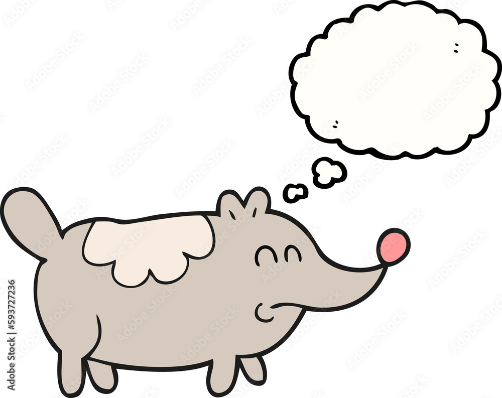 thought bubble cartoon small fat dog thought bubble cartoon small fat dog