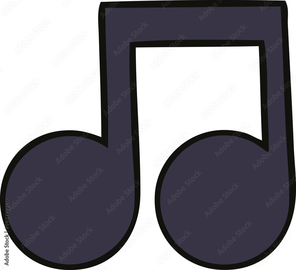 cute cartoon musical note cute cartoon musical note