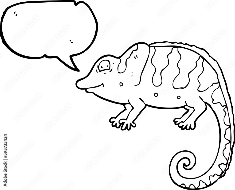 speech bubble cartoon chameleon speech bubble cartoon chameleon