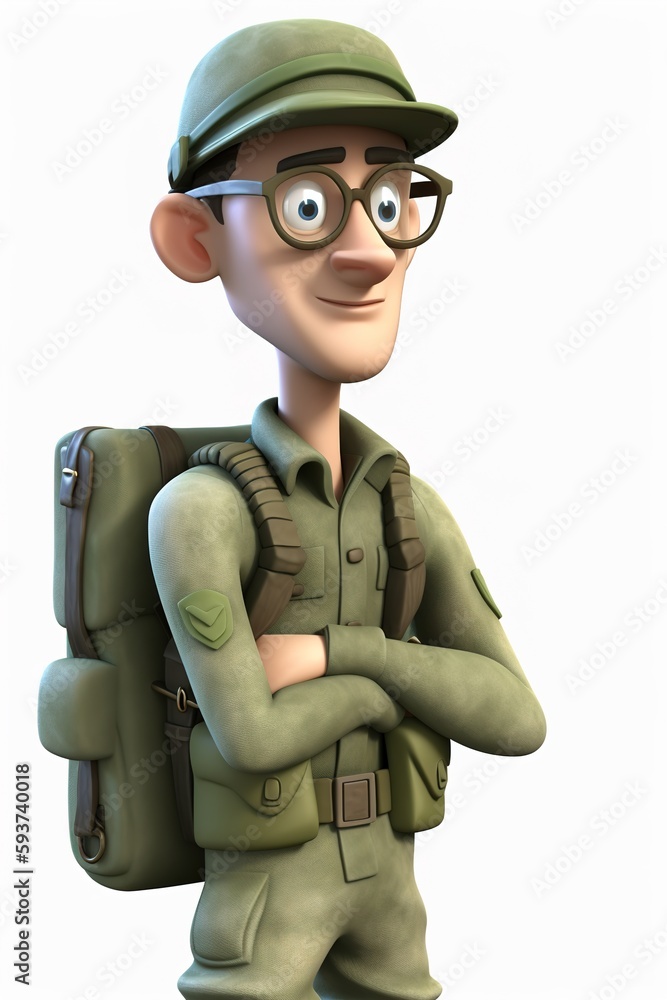 character dressed as a soldier character dressed as a soldier