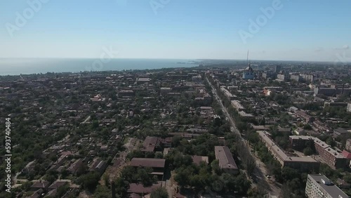 Panorama of the Mariupol and Sea of Azov Before the war photo