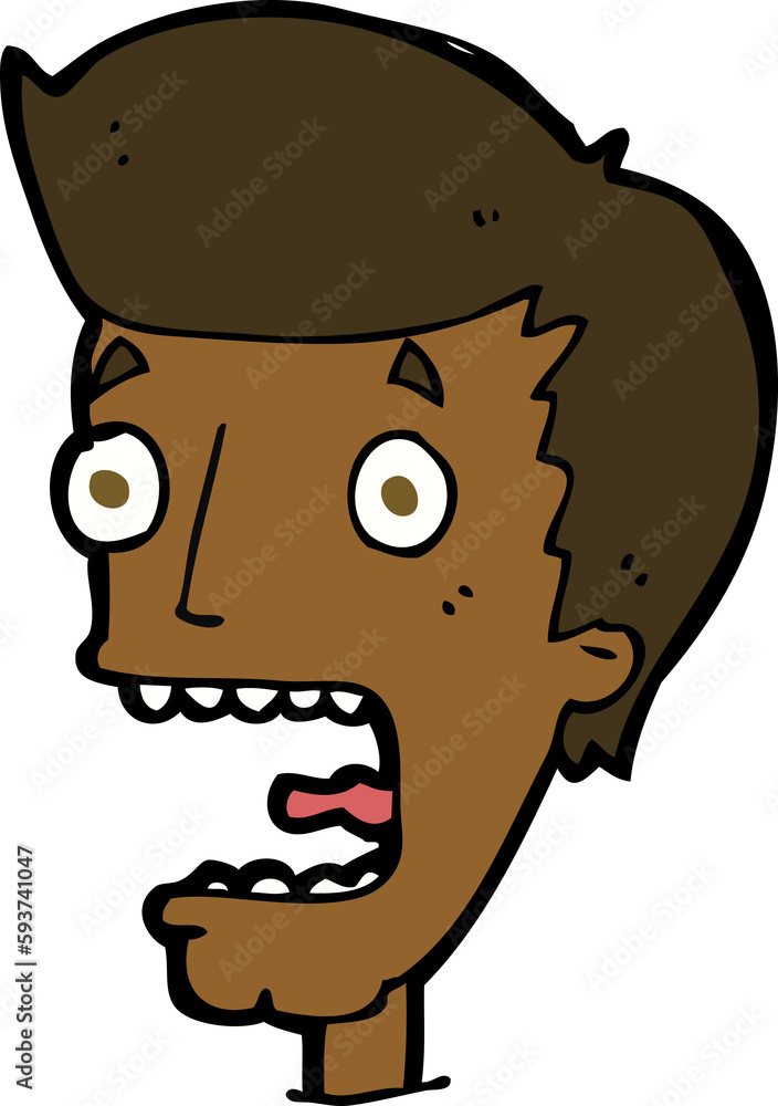 cartoon terrified man cartoon terrified man