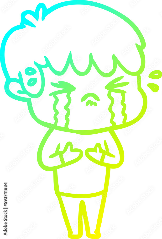 cold gradient line drawing cartoon boy crying cold gradient line drawing cartoon boy crying