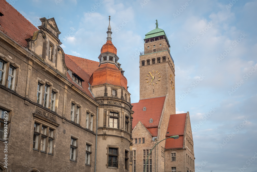 Neukolln Town Hall (Rathaus Neukolln) and Neukolln District Court (Amtsgericht Neukolln) - Berlin, Germany Neukolln Town Hall (Rathaus Neukolln) and Neukolln District Court (Amtsgericht Neukolln) - Berlin, Germany