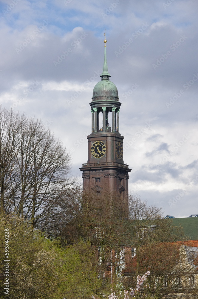 Church Michel in Hamburg in Germany Church Michel in Hamburg in Germany