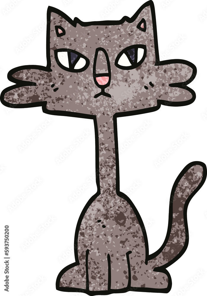 cartoon doodle funny cat cartoon doodle funny cat