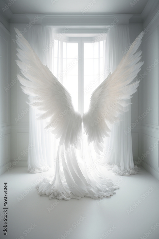 Angel Wings Digital Backgrounds, Maternity Backdrop Overlays, Studio ...