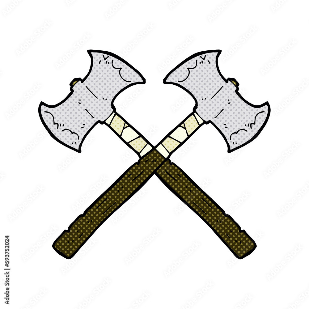 cartoon crossed axes cartoon crossed axes