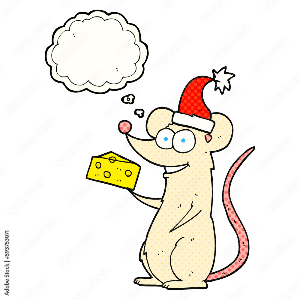 thought bubble cartoon christmas mouse thought bubble cartoon christmas mouse