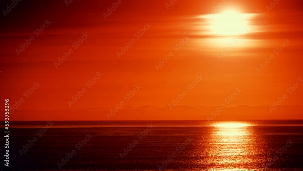 Seascape. Sunrise over sea water. Nature landscape in Spain. Seascape. Sunrise over sea water. Nature landscape in Spain.