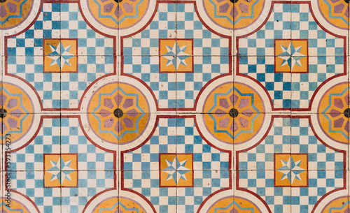 Beautiful old floor tiles