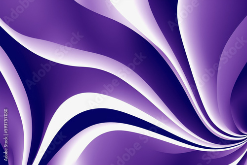abstract curved spiral background in purple gradient color