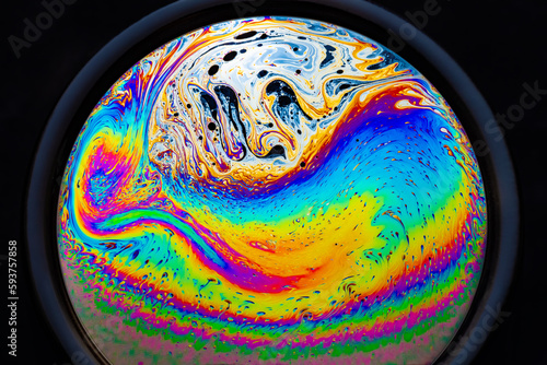 Macro photography on the theme of science fiction and space