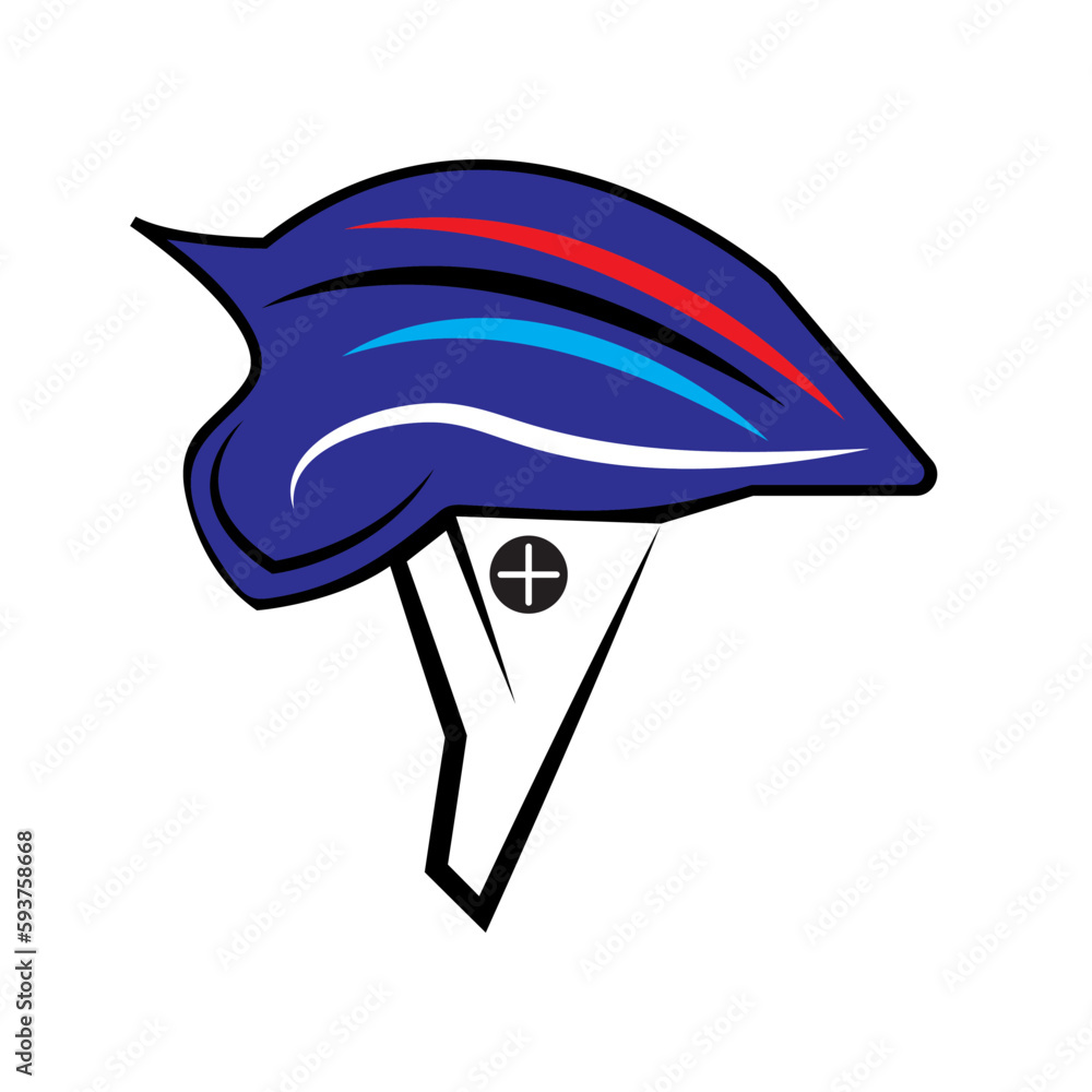 Obraz premium Hey septi icon design template vector