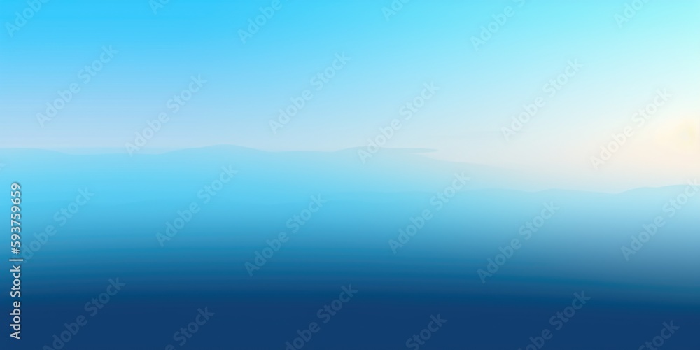 Sky blue gradient background with copy space, banner design created with generative AI technology