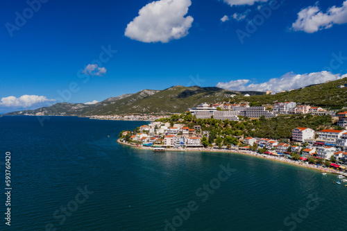 NEUM, BOSNIA AND HERZEGOVINA, a seaside resort on the Adriatic Sea, is the only coastal access in Bosnia and Herzegovina. September 2020