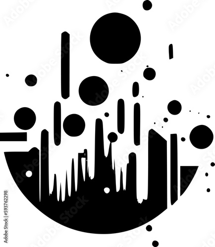 Abstract | Minimalist and Simple Silhouette - Vector illustration