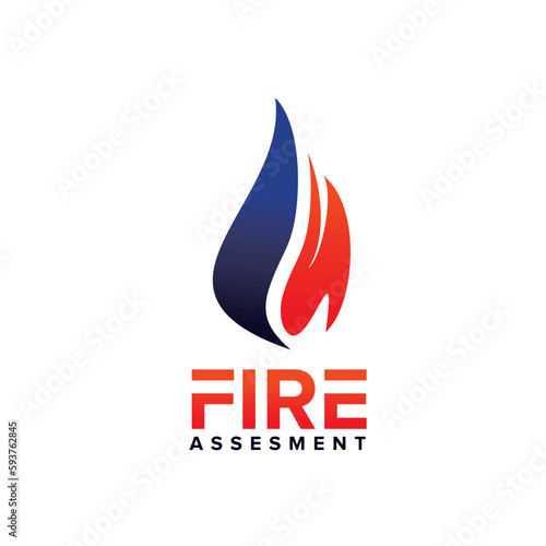 fire assessment company logo design