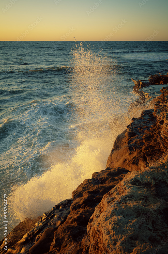 California sunset palette Stock Photo | Adobe Stock