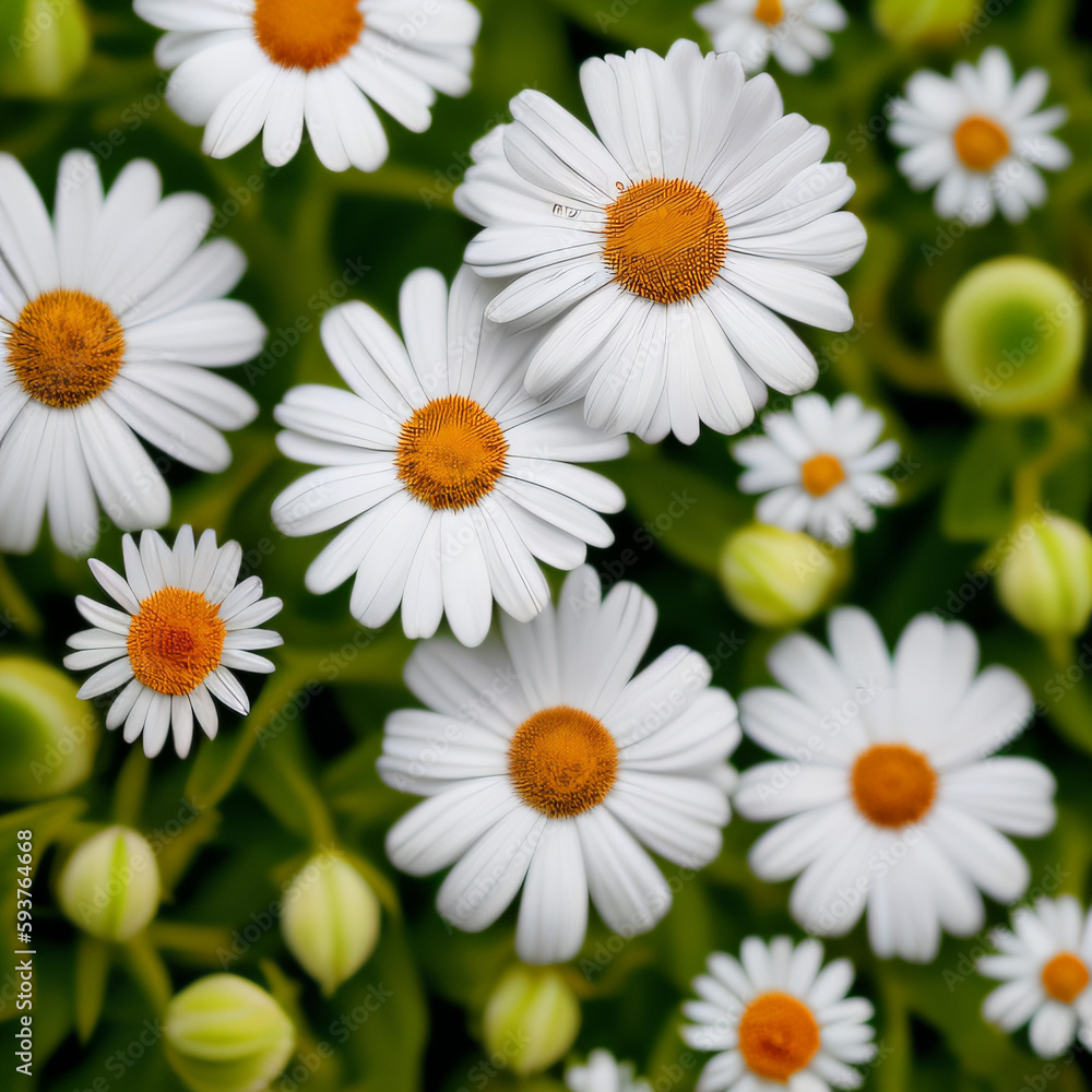 Flowers on white Background Flowers on white Background