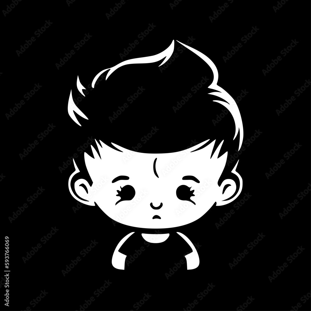 Baby Boy | Minimalist and Simple Silhouette - Vector illustration Baby Boy | Minimalist and Simple Silhouette - Vector illustration