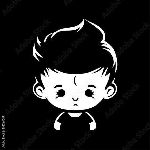 Baby Boy | Minimalist and Simple Silhouette - Vector illustration