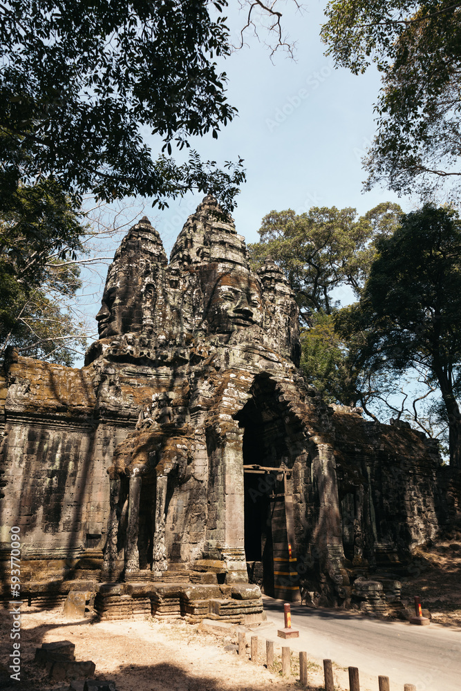 Ruins of one of the Angkor temples Ruins of one of the Angkor temples