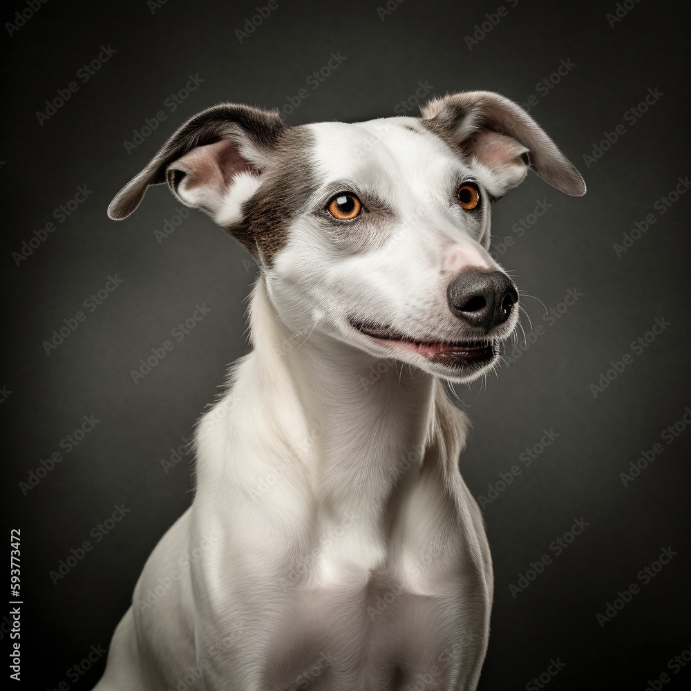 Whippet Dog, Animal Portrait