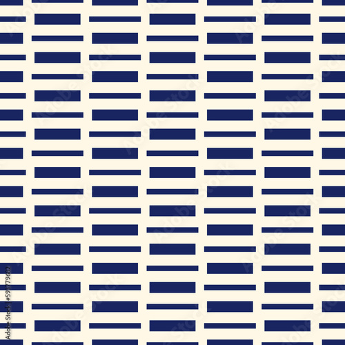Navy blue horizontal lines background. Minimalist wallpaper. Seamless pattern with geometric ornament. Stripes motif.