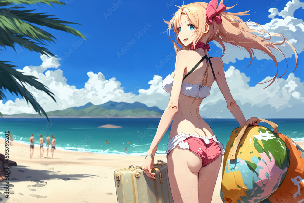 Anime Girl Summer, summer anime pc HD wallpaper | Pxfuel-demhanvico.com.vn