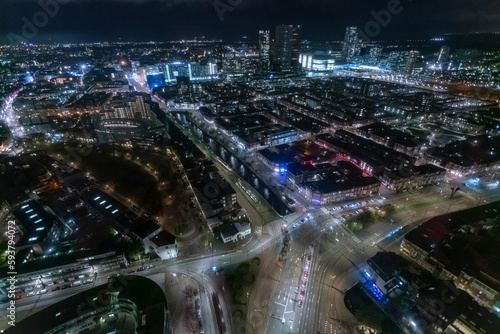 View of cityscape of den hague city, The Netherlands