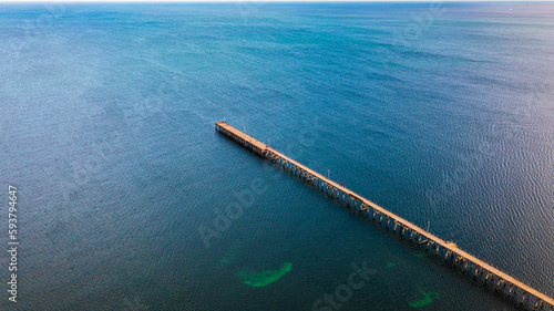 Jetty in the ocean © Christopher
