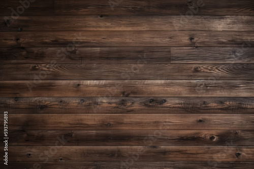 Wooden background, texture of dark oak planks