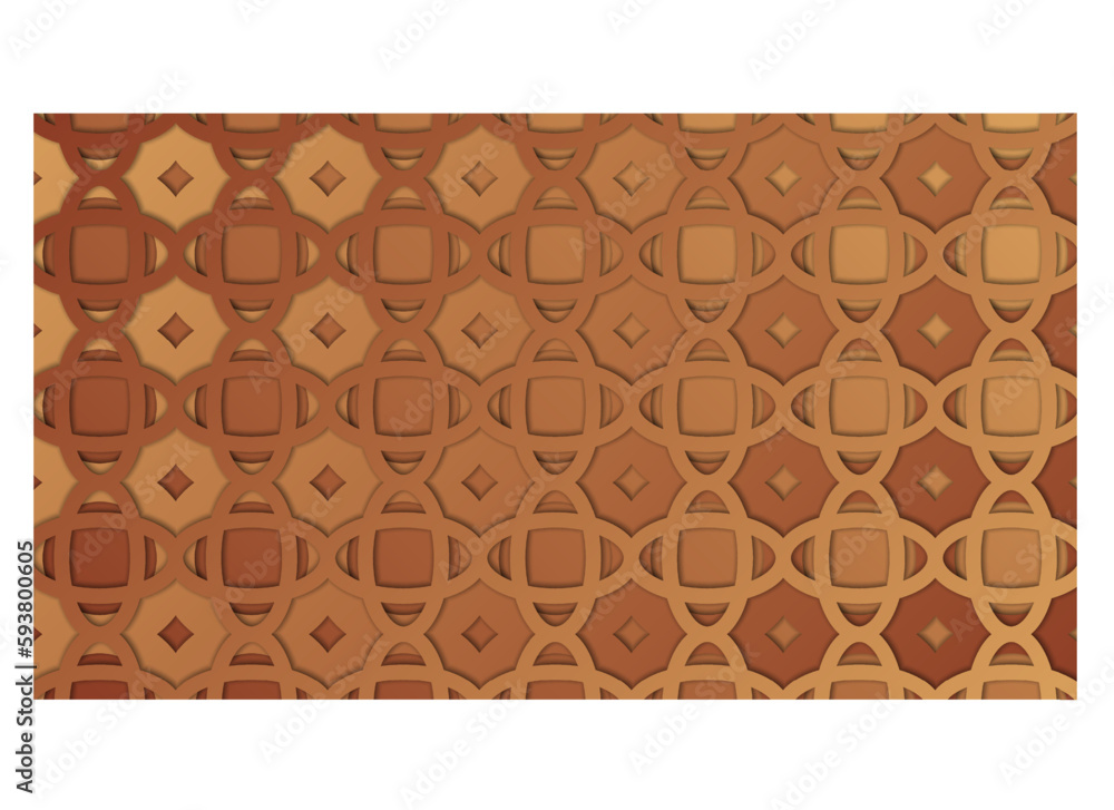 A brown wallpaper with a pattern of diamonds. Vector illustration for your design A brown wallpaper with a pattern of diamonds. Vector illustration for your design