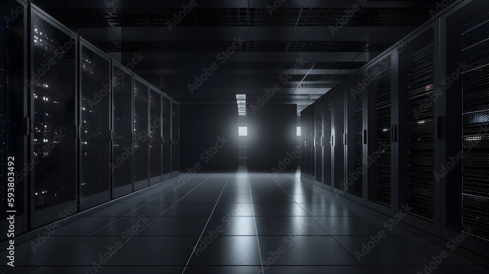 A Pathway to Server Room Full of Server Racks, Multiple Rows of Fully Operational Server Racks in Data Center,Reliable location for Data storage and backup,Application hosting,Databases, generative ai A Pathway to Server Room Full of Server Racks, Multiple Rows of Fully Operational Server Racks in Data Center,Reliable location for Data storage and backup,Application hosting,Databases, generative ai