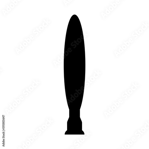 Rocket silhouette illustration astronaut vehicle icon. Rocket launch vector missle spaceship future speed cartoon concept.