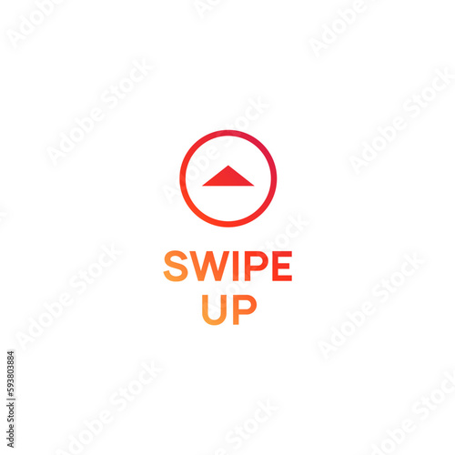 Free Download Swipe up arrow vector icon. Social media story drag button sign action graphic design app ui shape swipe up. - GFXLoad