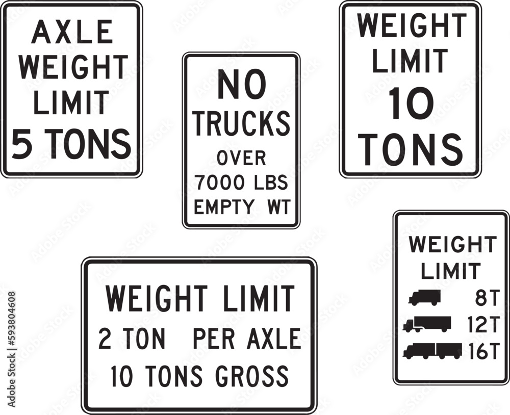 R12 series Weight limits Icon SVG Vector Symbol Commercial & Personal