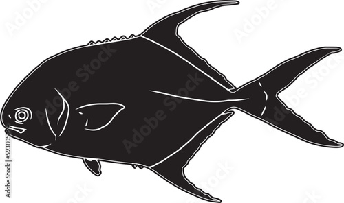 Permit Hand sketched, hand drawn vector clipart