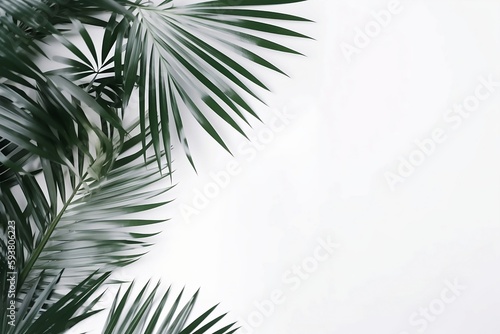 palm tree leaves, tropical background, graphic design tropical background